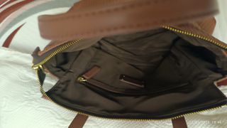 Bolso d mano color rosa palo. De Bimba