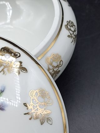 Caja o bombonera porcelana francesa 