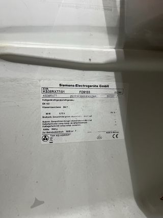 URGENTE Nevera y congelador Siemens