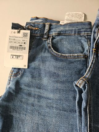 Calções de ganga rapaz Zara 11-12 anos