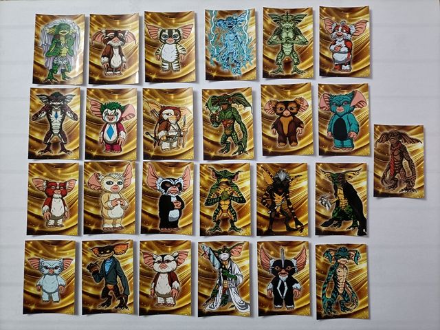 Cartaz frente e verso e autocolantes LOS GREMLINS