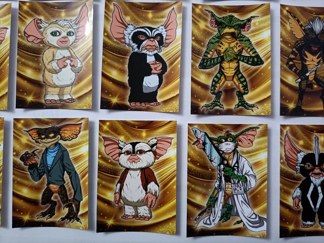 Cartaz frente e verso e autocolantes LOS GREMLINS