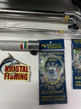 Carretes pesca Kristal fishing 785 y 930 barco