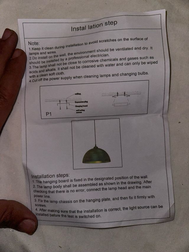 Pack 2 Luces Techo Colgantes Semicircular. Nuevo