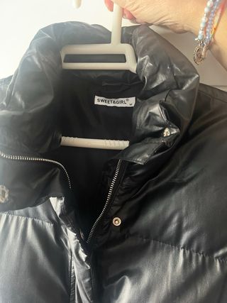 Chaleco acolchado negro 