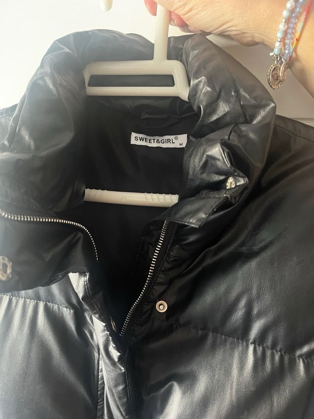 Chaleco acolchado negro