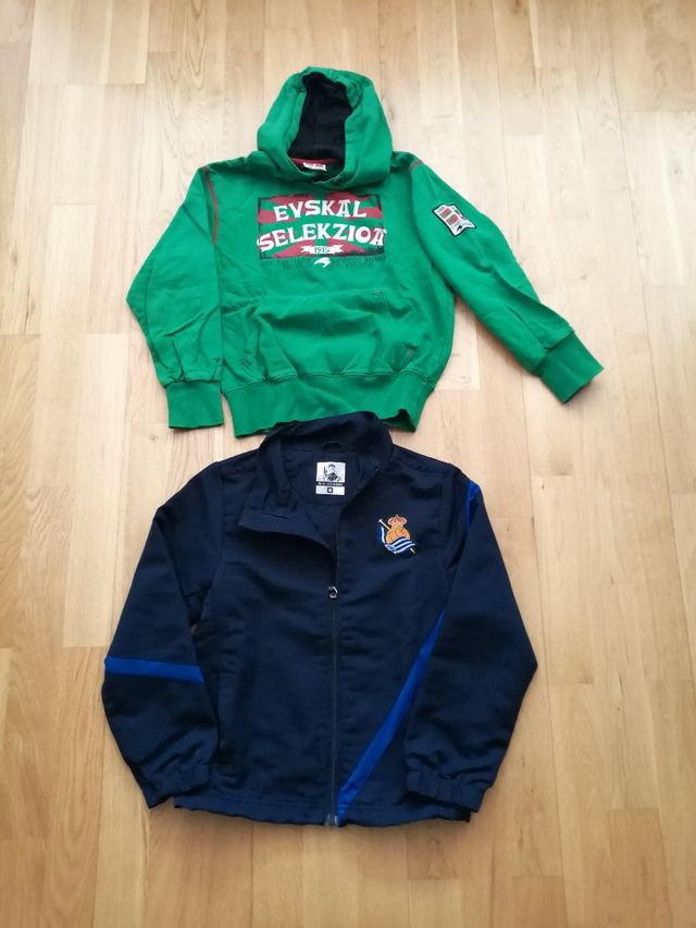 SUDADERAS REAL SOCIEDAD+EUSKAL SELEKZIOA T6 