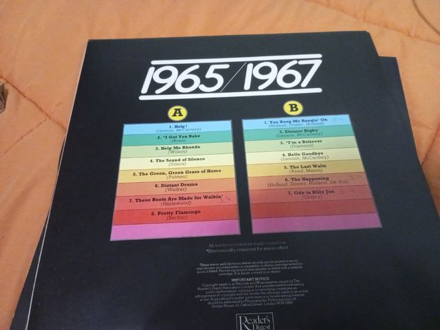 6 Discos de vinilo LP chart busters