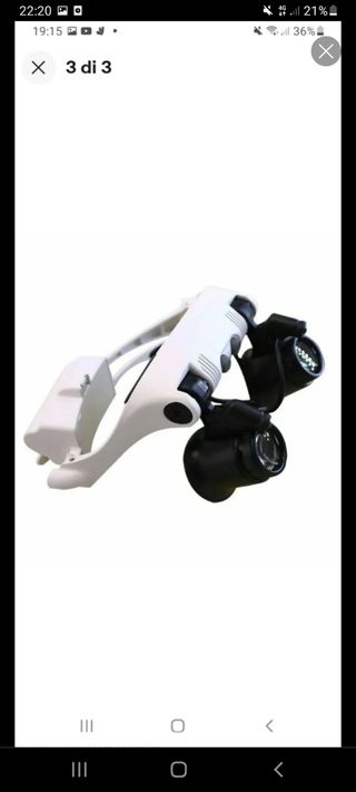 OCCHIALI LENTE INGRANDIMENTO PRECISIONE