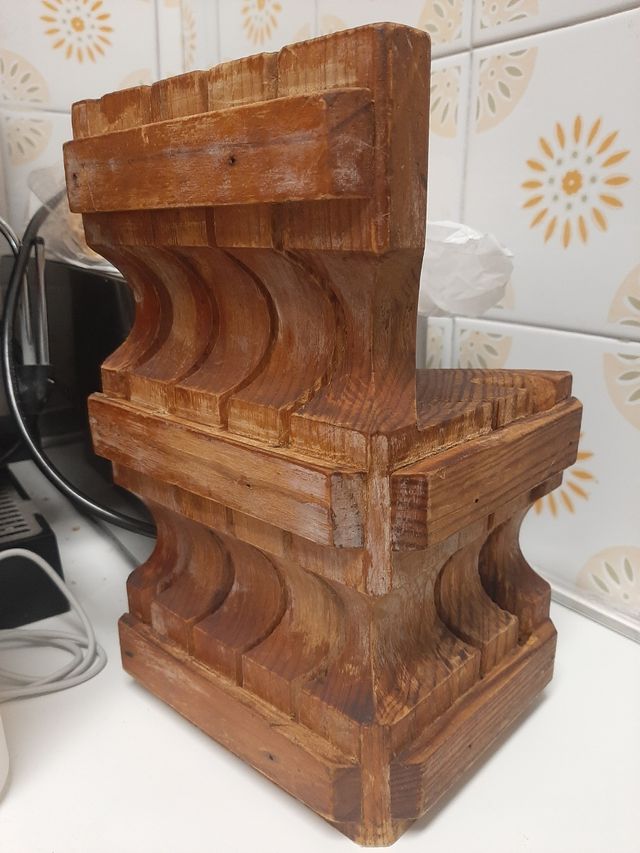 CUCHILLERO de madera