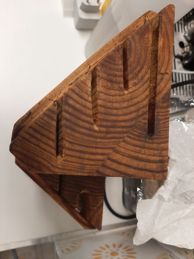 CUCHILLERO de madera