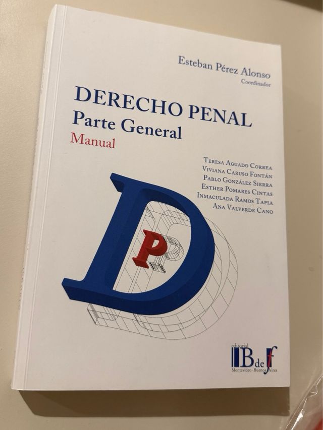 Manual Derecho Penal