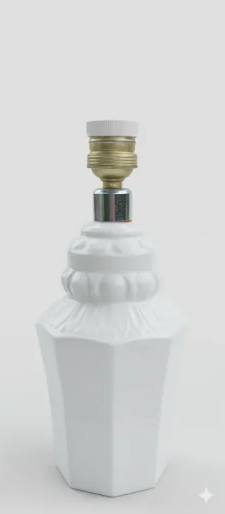 LAMPARA DE MANISES - DE PORCELANAS HISPANIA -