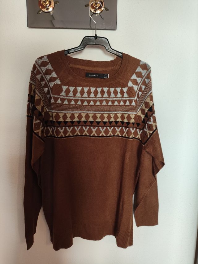 Jersey marrón de Cortefiel