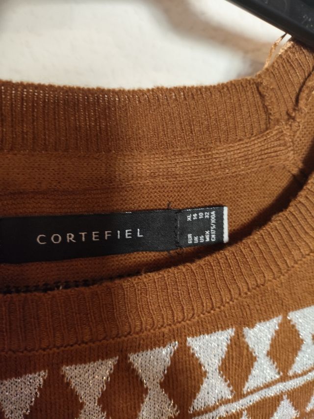 Jersey marrón de Cortefiel