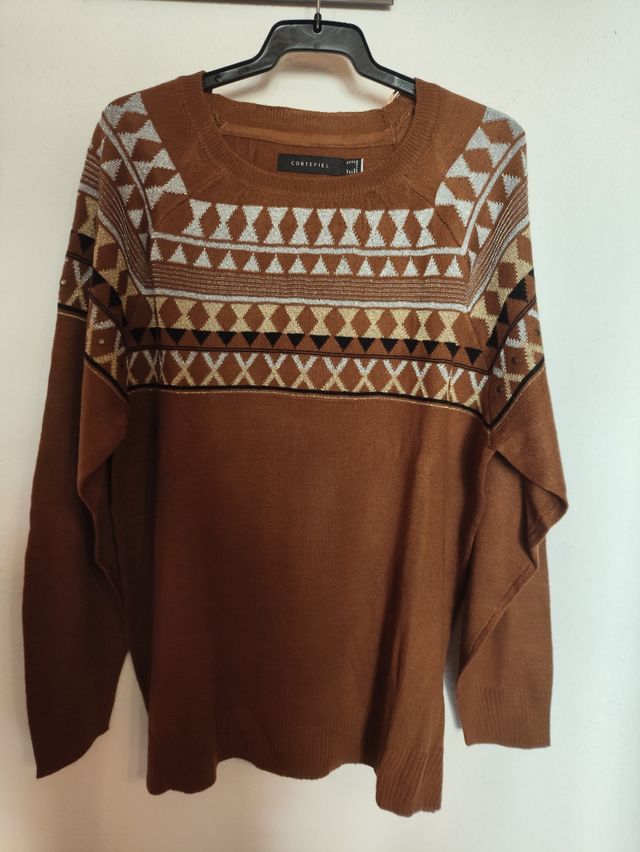 Jersey marrón de Cortefiel