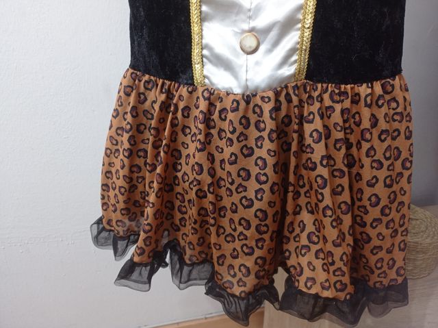 Disfraz leoparda, gata, mujer