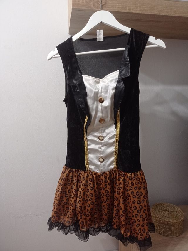 Disfraz leoparda, gata, mujer