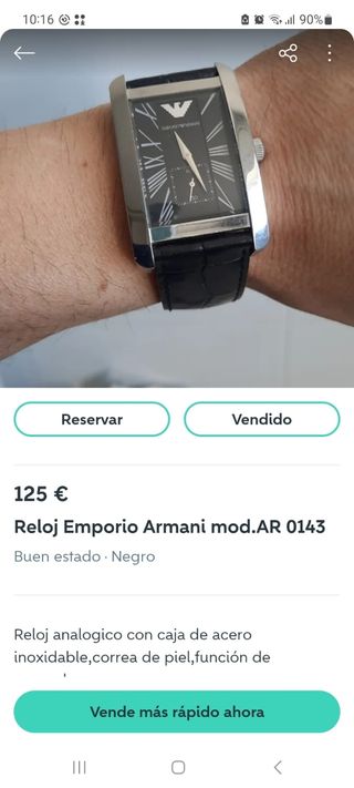 Reloj Emporio Armani mod.AR 0143