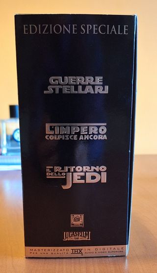 Trilogia guerre stellari videocassette