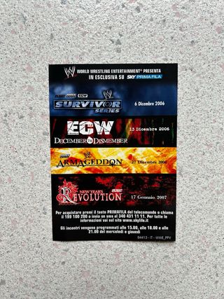 Smack down VS Raw 2007 ps2 PAL ITA COMPLETO