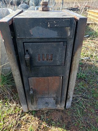 Caldera roca dé leña o carbón