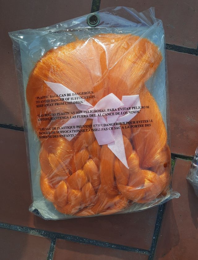 Pippi calzaslargas - peluca disfraz