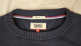 Jersey Tommy Hilfiger azul y gris