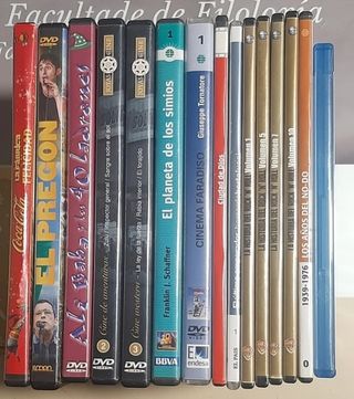 Lote cintas VHS y DVDs