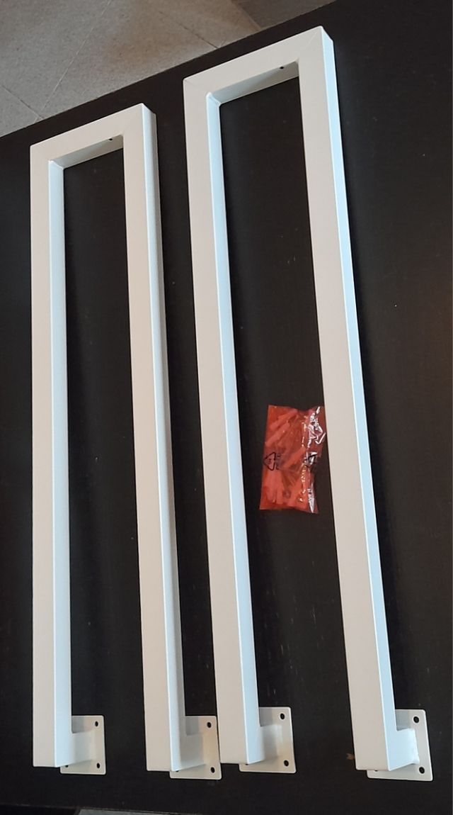 Ringhiera corrimano 2 pcs ad U in metallo