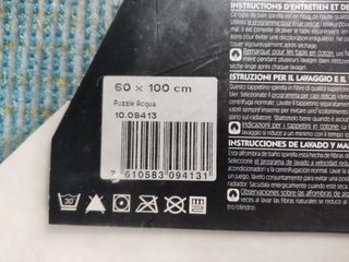 Spirella Puzzle Acqua 60 x 100cm Tapete Casa Banho