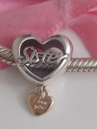 Charm Sister en plata S 925.