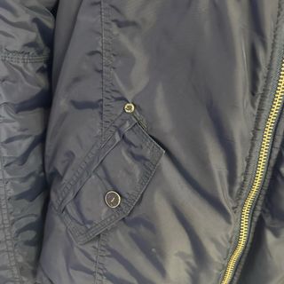 Chaqueta azul marino hombre desigual 