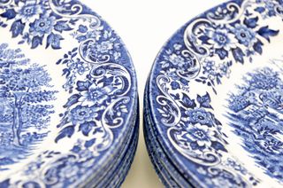 Set platos postre Staffordshire