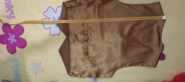 CHALECO DE PIEL VACUNA AUTENTICA.