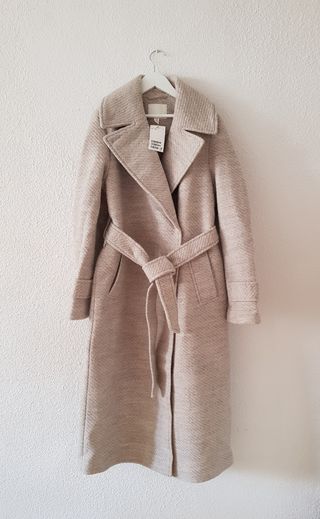 Abrigo lana nuevo con etiquetas t. XS H&M,
