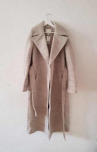 Abrigo lana nuevo con etiquetas t. XS H&M,