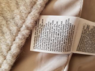 Abrigo lana nuevo con etiquetas t. XS H&M,