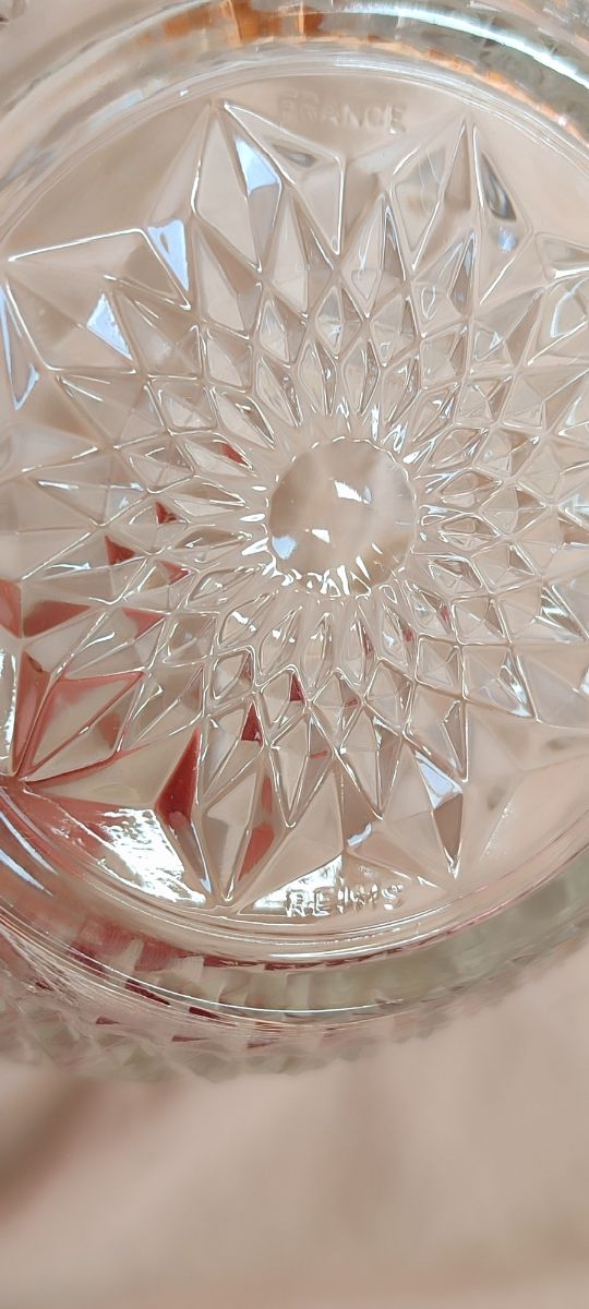 Doble azucarero vintage plateado tazo de cristal