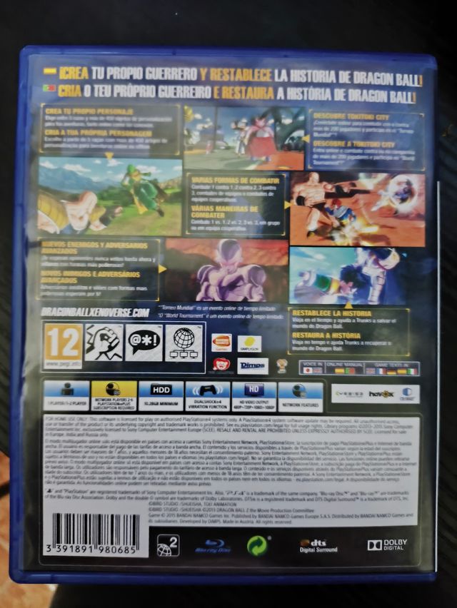 Dragón ball xenoverse