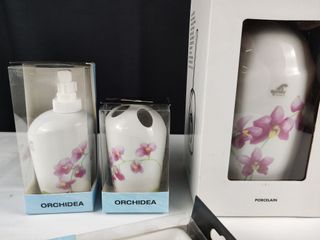 Conjunto para Casa de Banho Spirella Orchidea