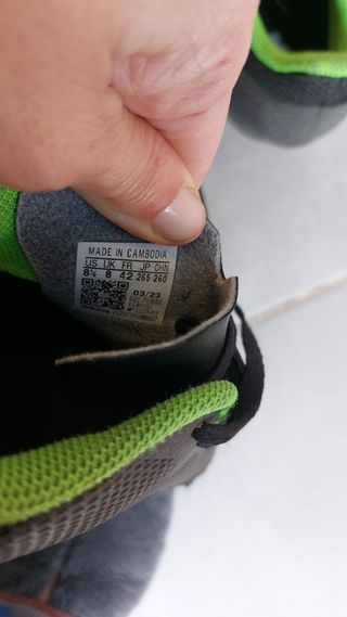 Bambas fútbol Adidas número 42