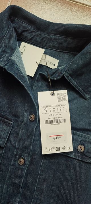 Vestido vaquero zara