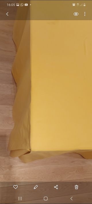 Falda camilla rectangular para mesa 