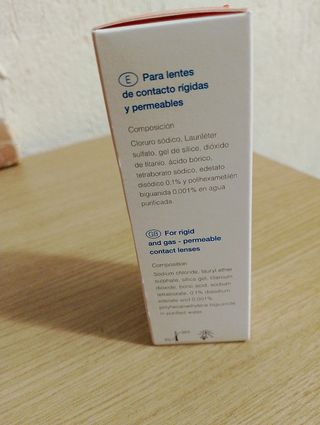 Liquido lentillas rígidas