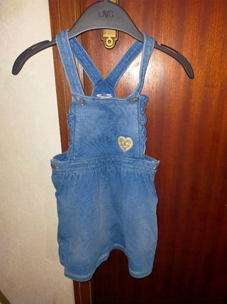 Salopette gonna jeans bimba