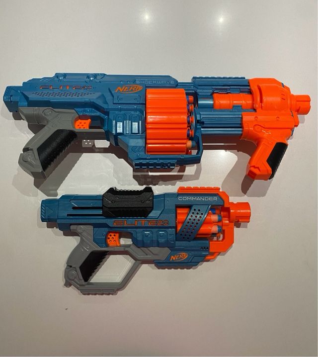 Pistola Nerf Commander y shockwave