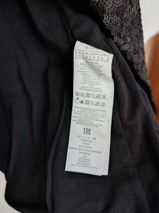 Blazer paillettes nero Tezenis S
