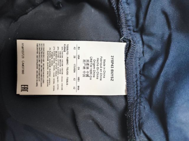 Blazer paillettes nero Tezenis S