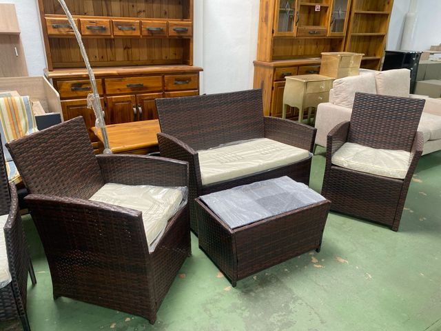 CONJUNTO DE EXTERIOR MARRON NUEVO!